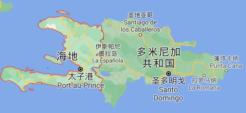 海地地理位置優越_海地在地圖中的位置_海地地理位置