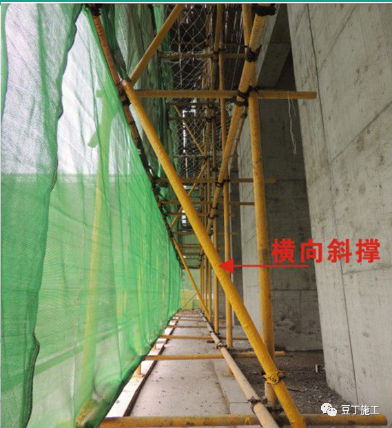 腳手架縱橫方向_腳手架縱橫向怎么區(qū)分_腳手架掃地桿縱下橫上示意圖