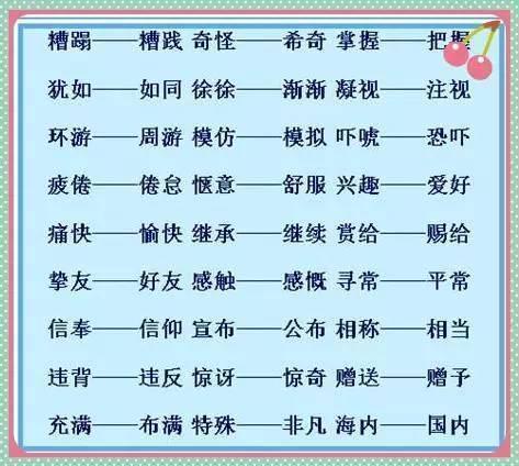 例外近義詞是什么詞_例外近義詞是什么意思_例外的近義詞