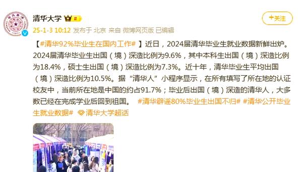 清華錄取分數(shù)線2020_清華大學畢業(yè)生就業(yè)數(shù)據(jù)_2024屆清華畢業(yè)生出國深造比例