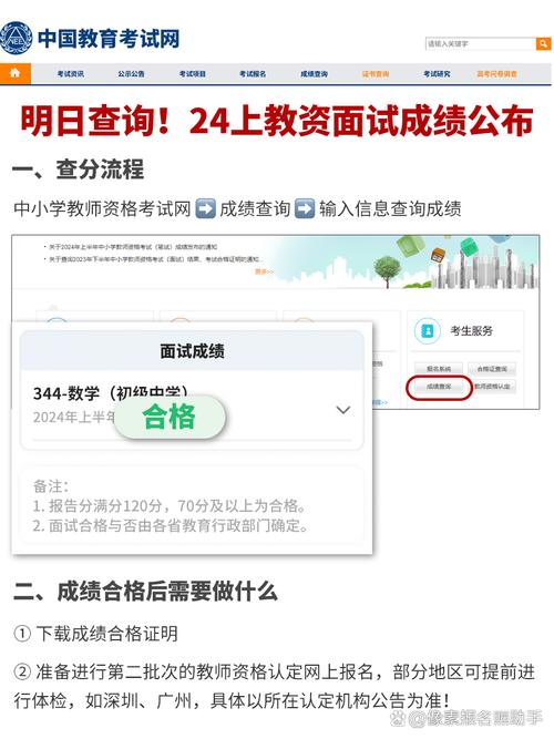 教師資格面試報考須知_教資成績查詢流程_教資成績查詢系統平臺