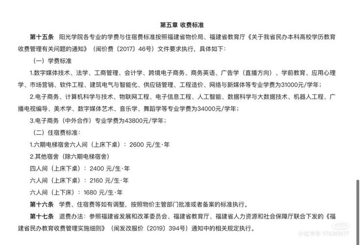 福州大學陽光學院首頁_陽光學院學費標準_陽光學院住宿費標準