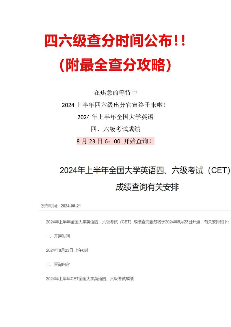 英語四六級成績查詢官網入口_四級成績一般多長時間出來_英語四六級成績公布時間